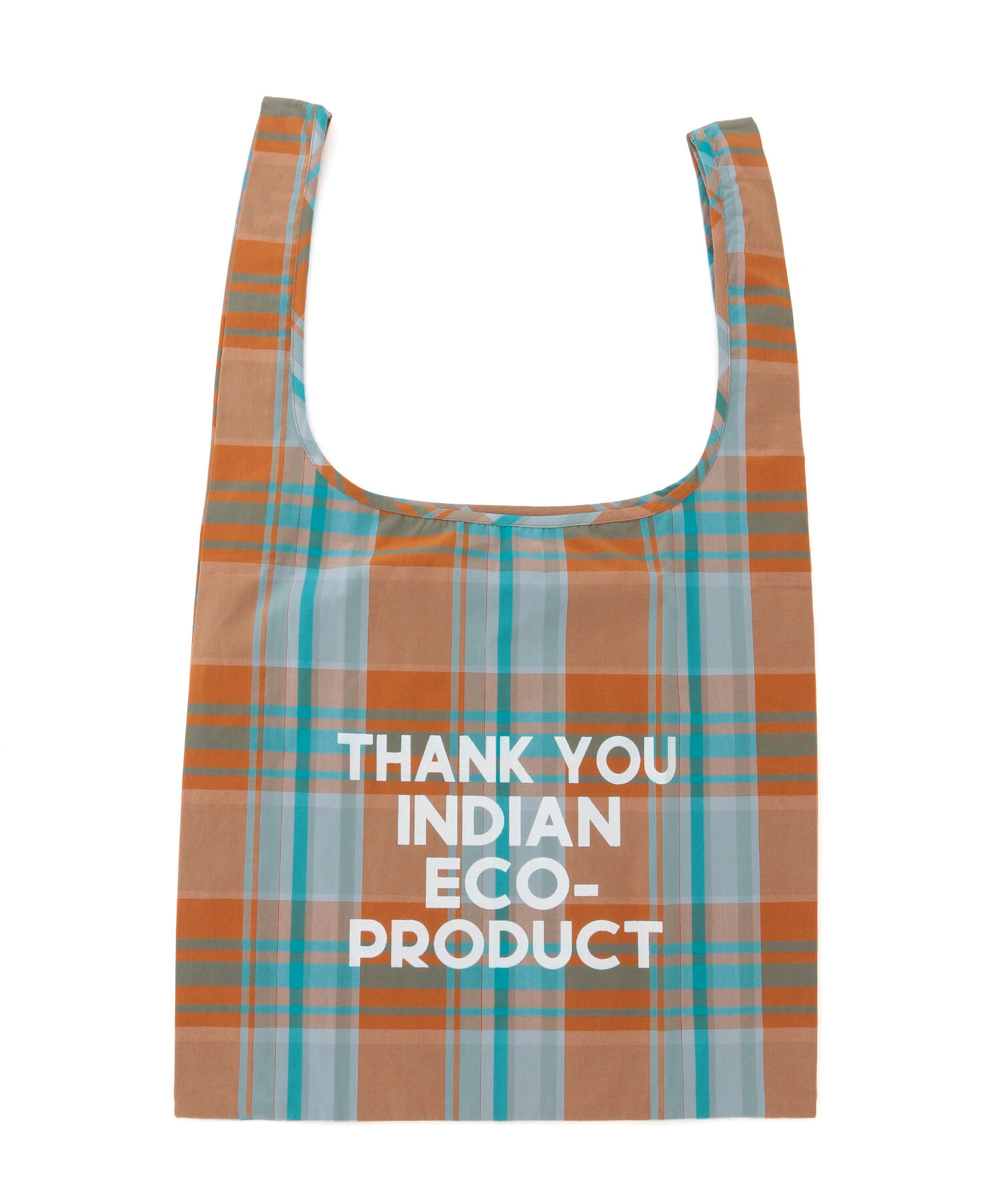 ROPE PICNIC PASSAGE「【Lilas Campbell】リラキャンベル インドチェックエコバッグ」|エコバッグ|