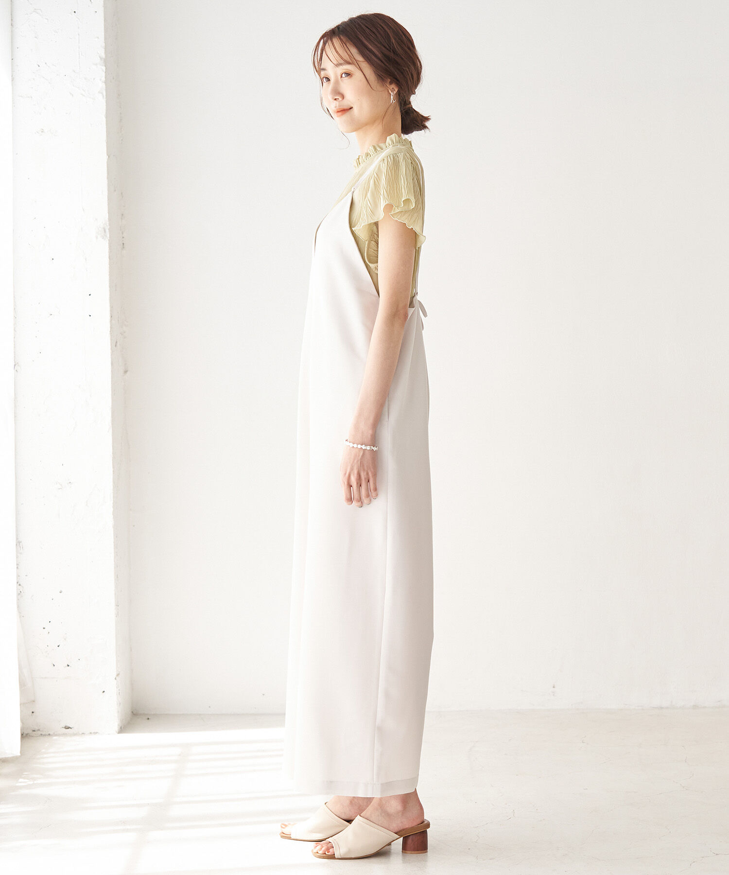 Rope&rsquo;Picnic「Wストラップオールインワン」|オールインワン|