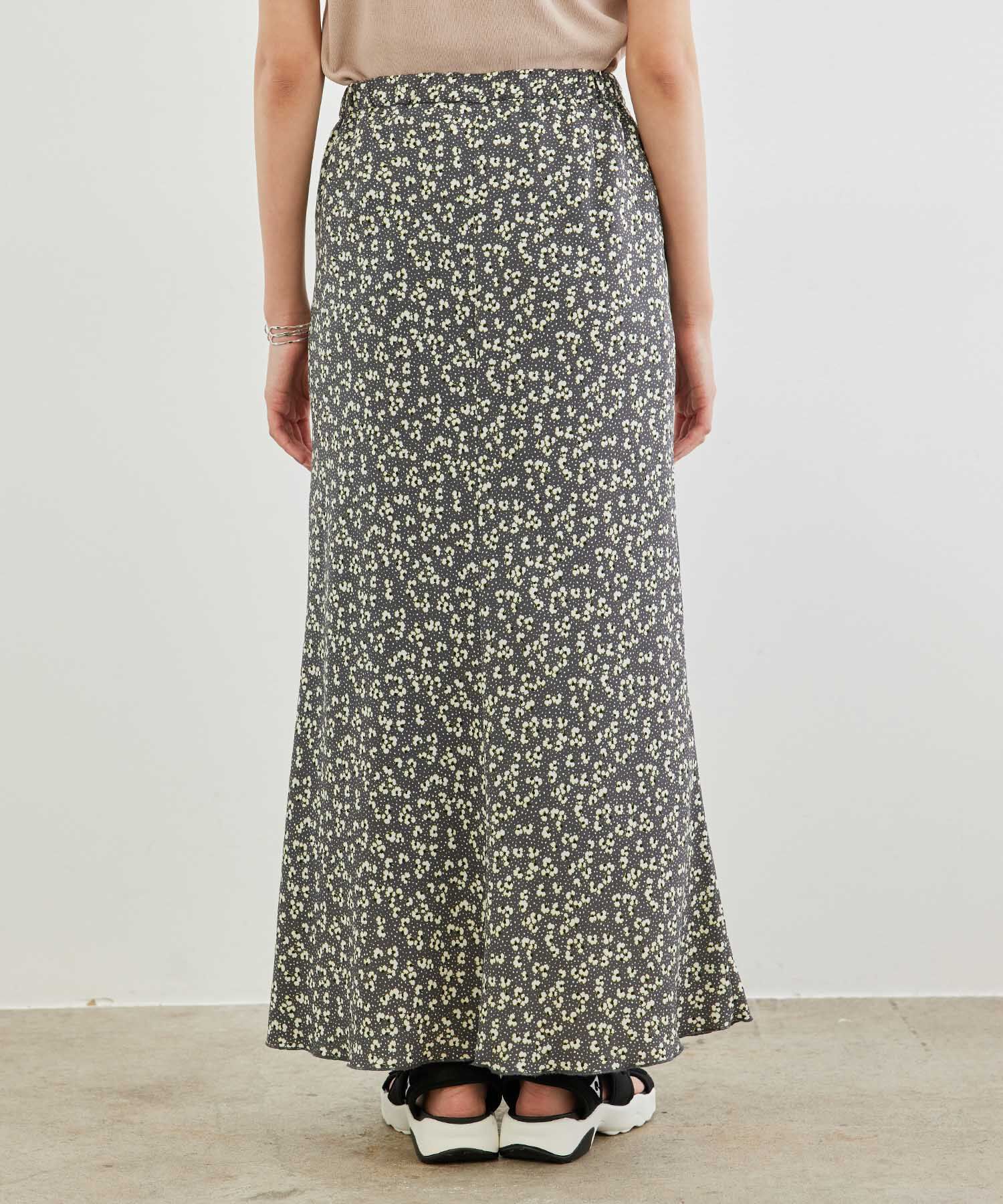 Rope&rsquo;Picnic「【着丈調節の出来る】フラワーマーメイドマキシスカート」|スカート|