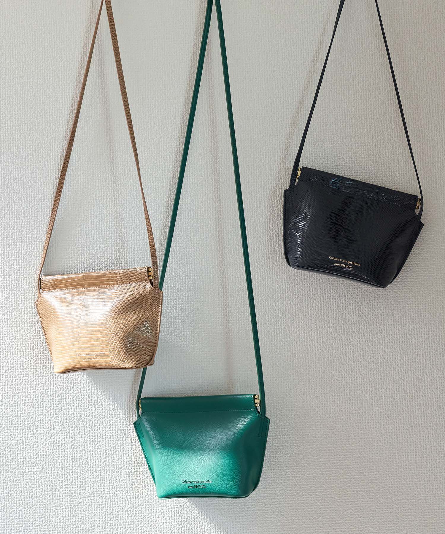 ROPE PICNIC PASSAGE「パクパク金具スクエアミニショルダーバッグ」|ショルダー・メッセンジャー|