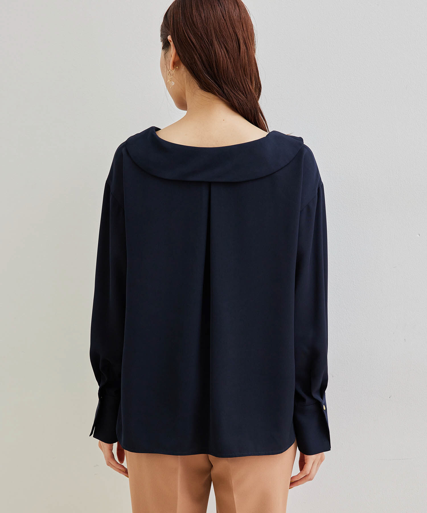 Rope&rsquo;Picnic「ショールカラーブラウス」|シャツ・ブラウス|