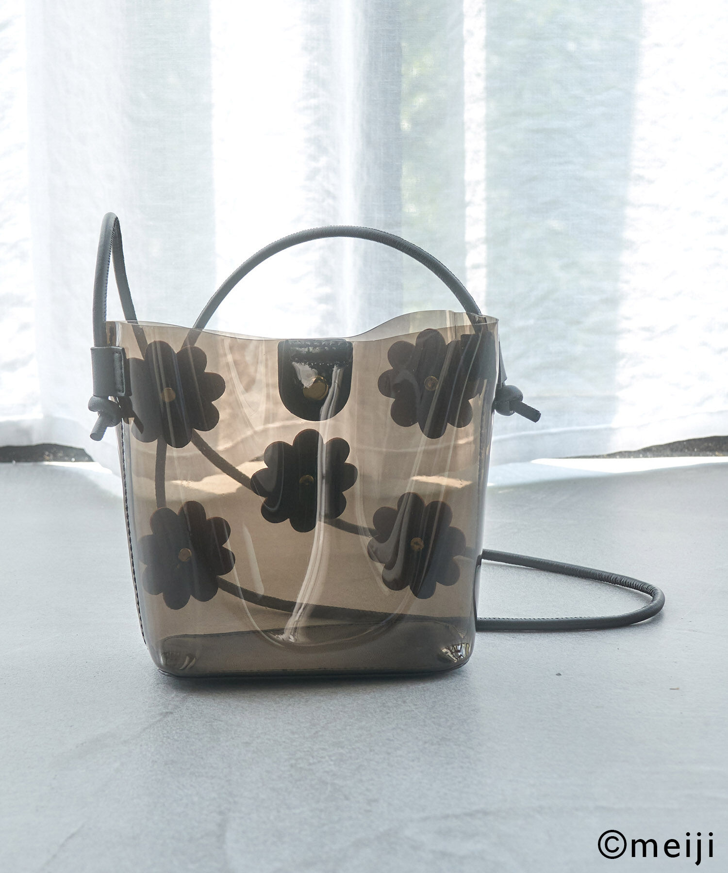 ROPE PICNIC PASSAGE「【CHELSEA&times;ROPE' PICNIC】ポーチ付きフラワークリアバッグ」|ショルダー・メッセンジャー|