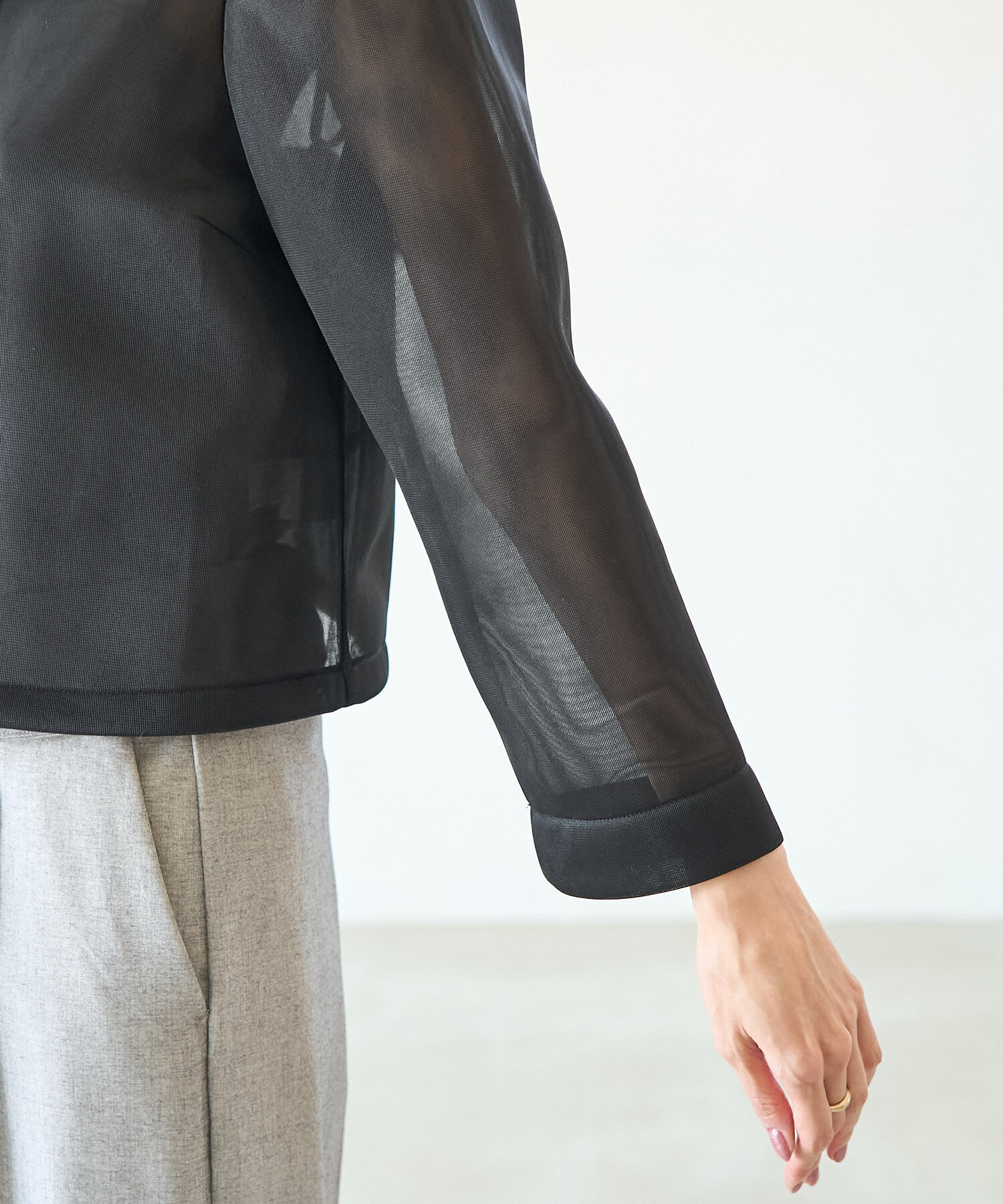 Rope&rsquo;Picnic「【emur/エミュール】 シアーカーディガン」|カーディガン|