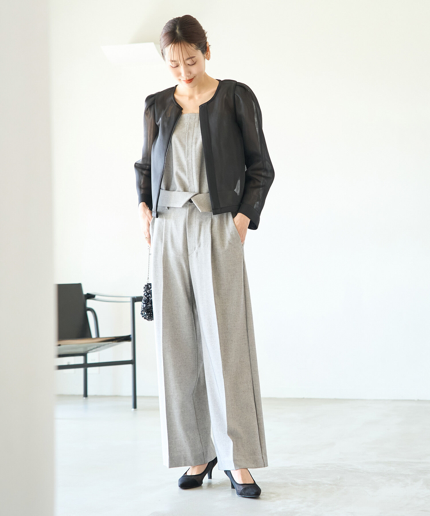 Rope&rsquo;Picnic「【emur/エミュール】 シアーカーディガン」|カーディガン|