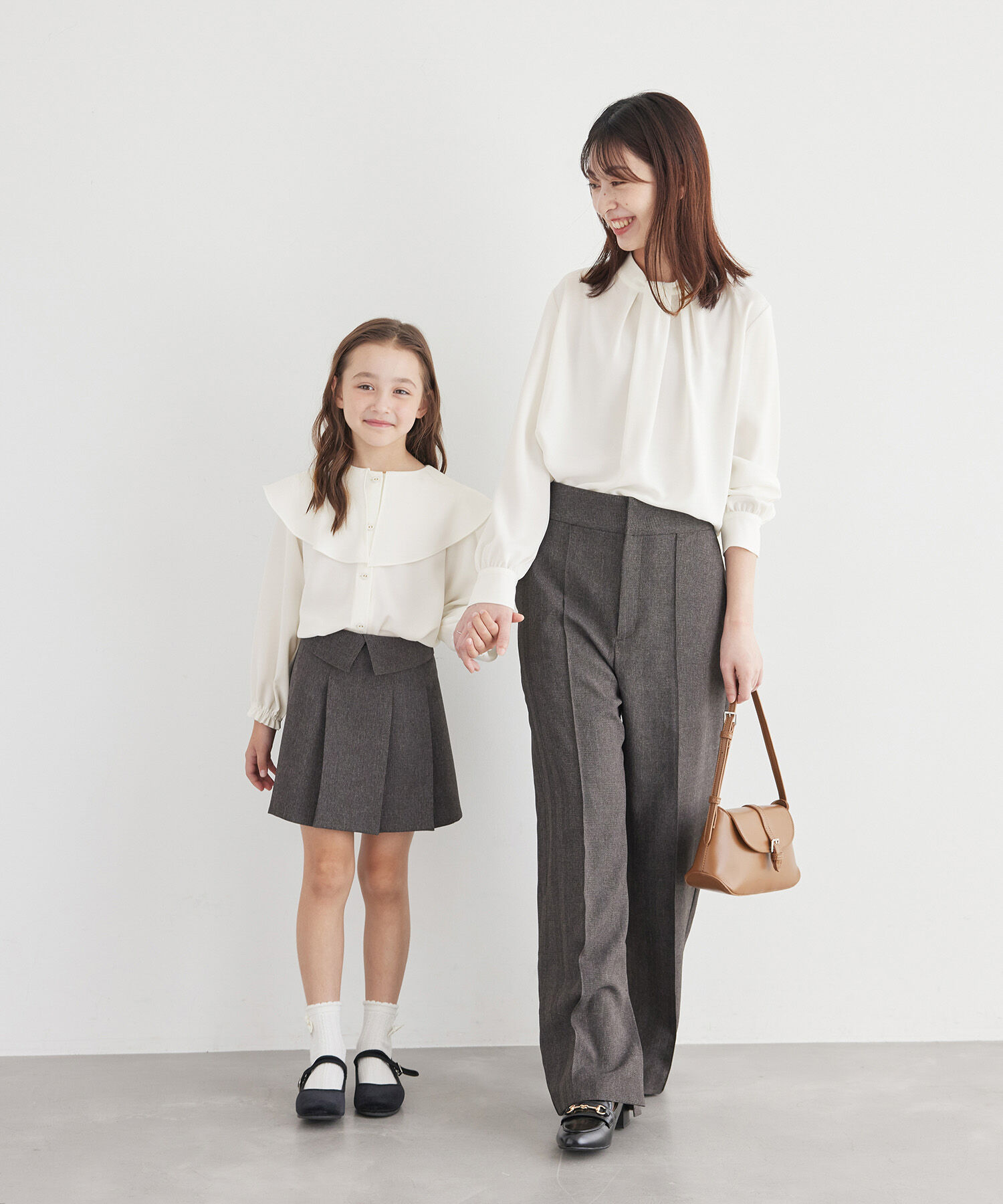 Rope&rsquo;Picnic「【2サイズ展開】リサイクルポリエステルフロントタックブラウス/リンクコーデ」|シャツ・ブラウス|