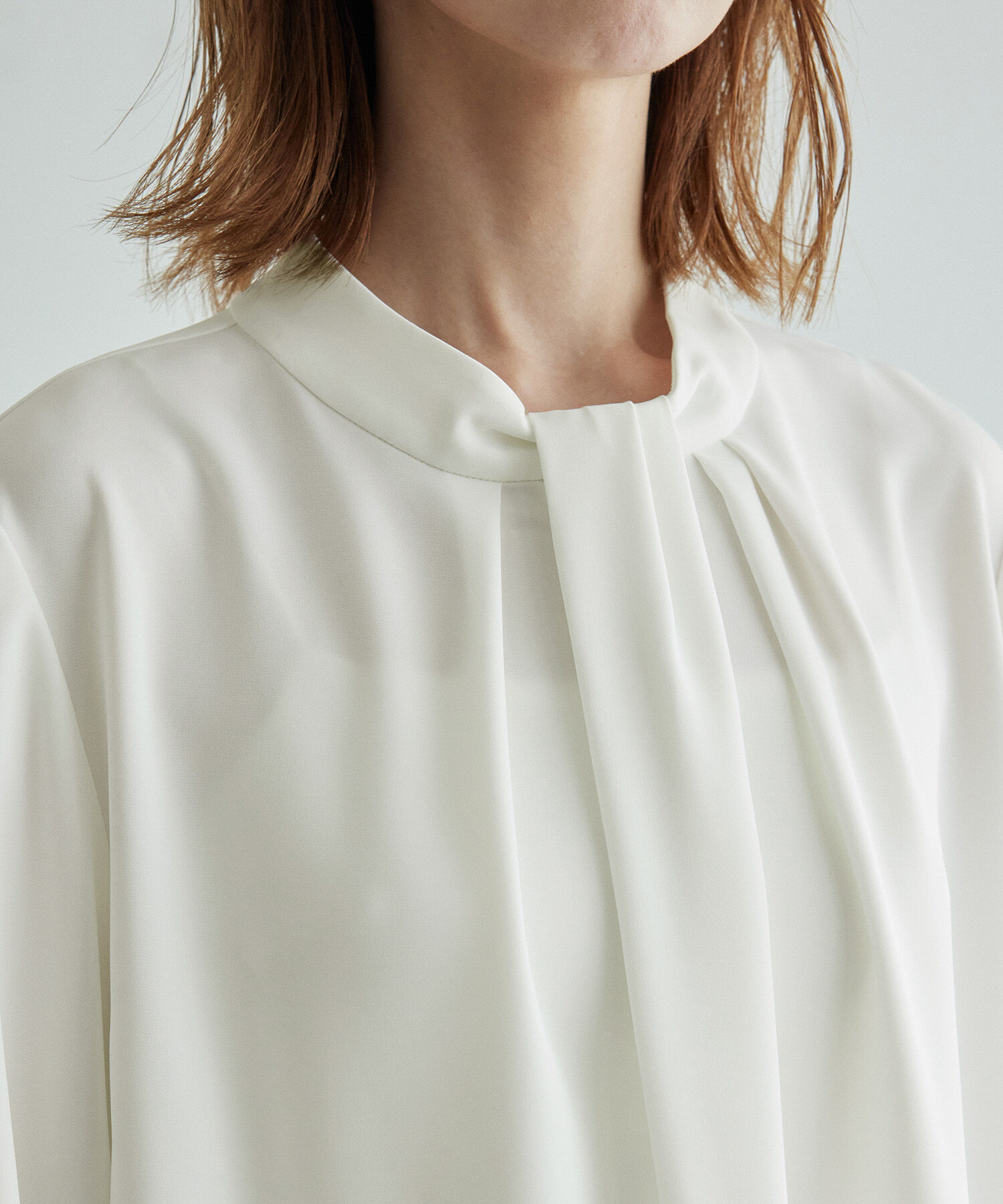 Rope&rsquo;Picnic「【2サイズ展開】リサイクルポリエステルフロントタックブラウス/リンクコーデ」|シャツ・ブラウス|