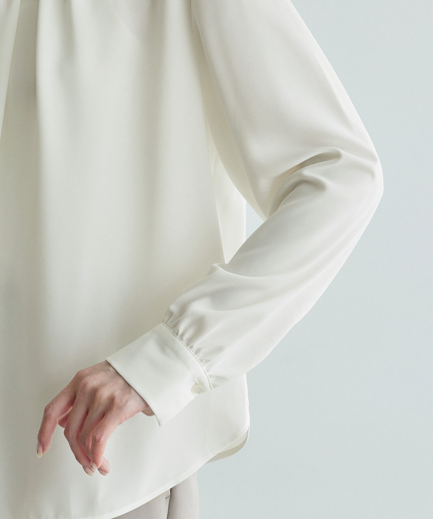 Rope&rsquo;Picnic「【2サイズ展開】リサイクルポリエステルフロントタックブラウス/リンクコーデ」|シャツ・ブラウス|