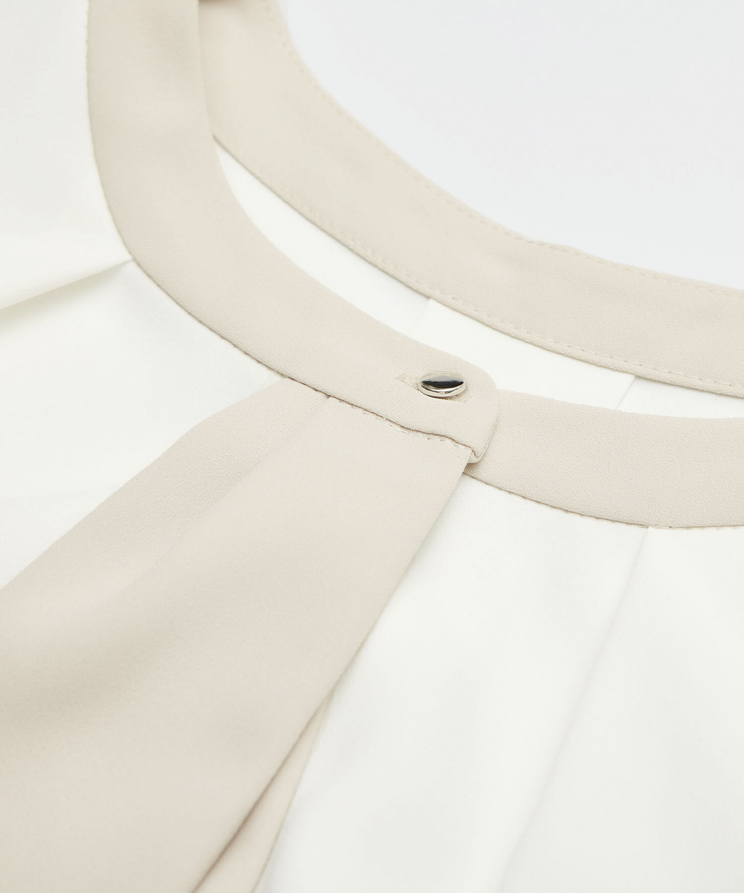 Rope&rsquo;Picnic「【WEB限定40サイズ】ジョーゼット配色ボウタイ風ブラウス」|シャツ・ブラウス|