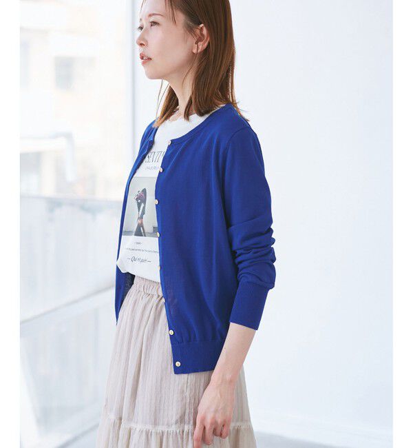 Rope&rsquo;Picnic「【UVカット・吸水速乾・遮熱】Comfort Seriesコンフォートシリーズ/カーディガン」|カーディガン|