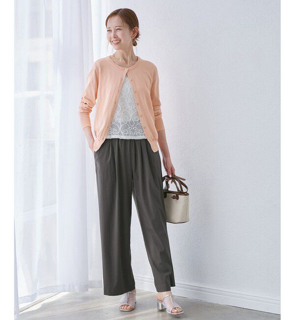 Rope&rsquo;Picnic「【UVカット・吸水速乾・遮熱】Comfort Seriesコンフォートシリーズ/カーディガン」|カーディガン|