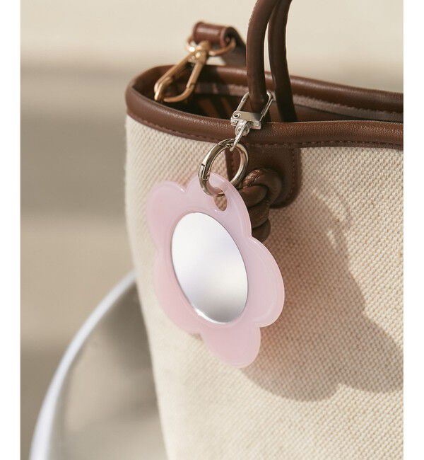 ROPE PICNIC PASSAGE「フラワーミラーキーホルダー」|チャーム・キーホルダー|