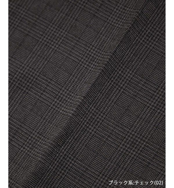 Rope&rsquo;Picnic「レディハンサムシリーズ ウールライクウエストタックセミワイドパンツ/セットアップ対応」|スラックス|