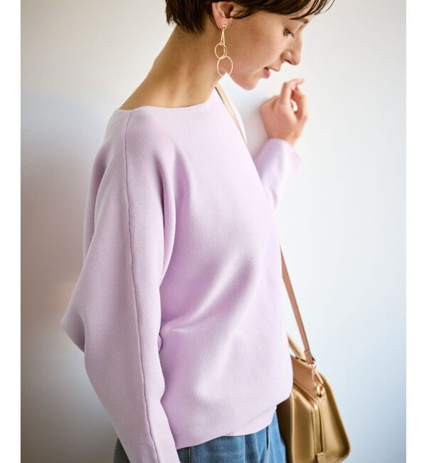 Rope&rsquo;Picnic「前後2WAYマシュマロパールドルマン/イージーケア・リンクコーデ」|ニット・セーター|