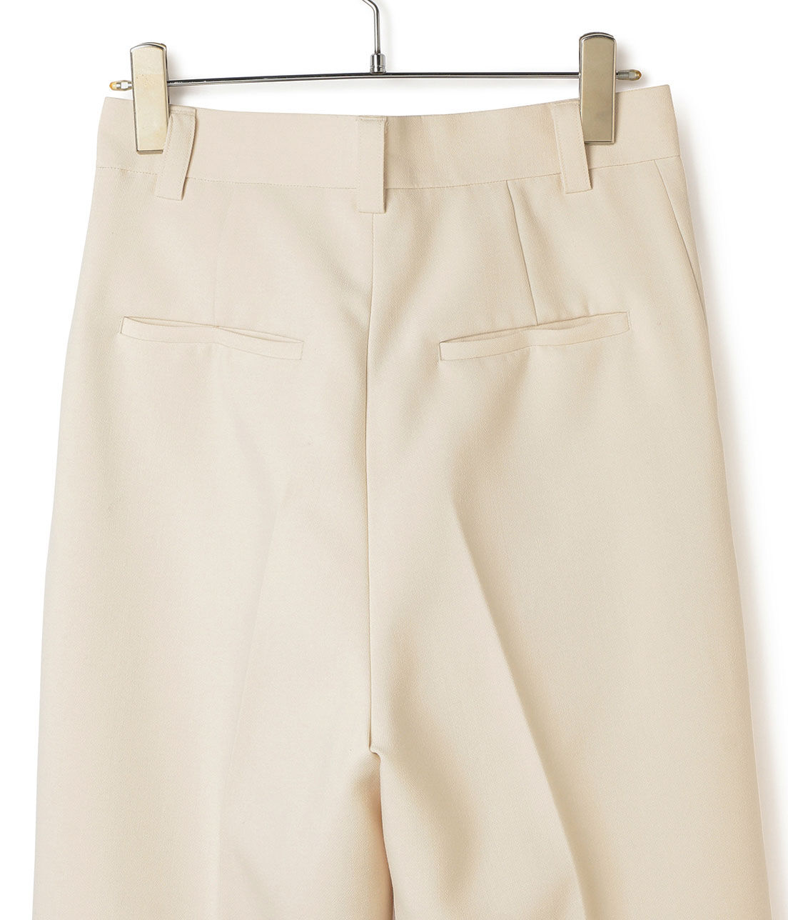 ADAM ET ROPE'「＜洗える＞センタープレスカラーパンツ」|スラックス|