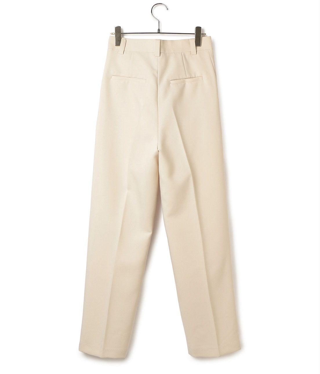 ADAM ET ROPE'「＜洗える＞センタープレスカラーパンツ」|スラックス|