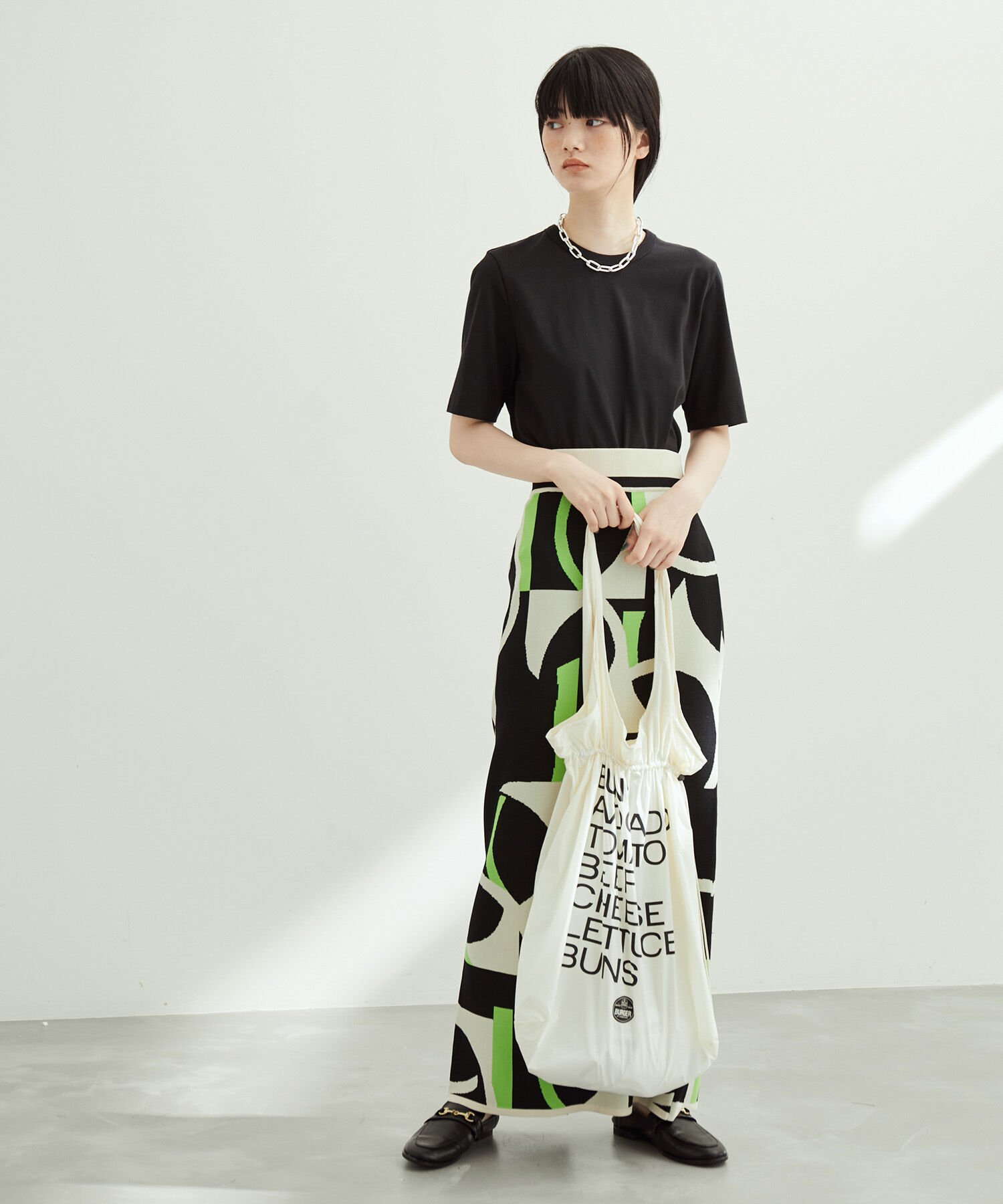 ADAM ET ROPE'「【サステナブル】バッグ&times;Tシャツ」|Tシャツ・カットソー|