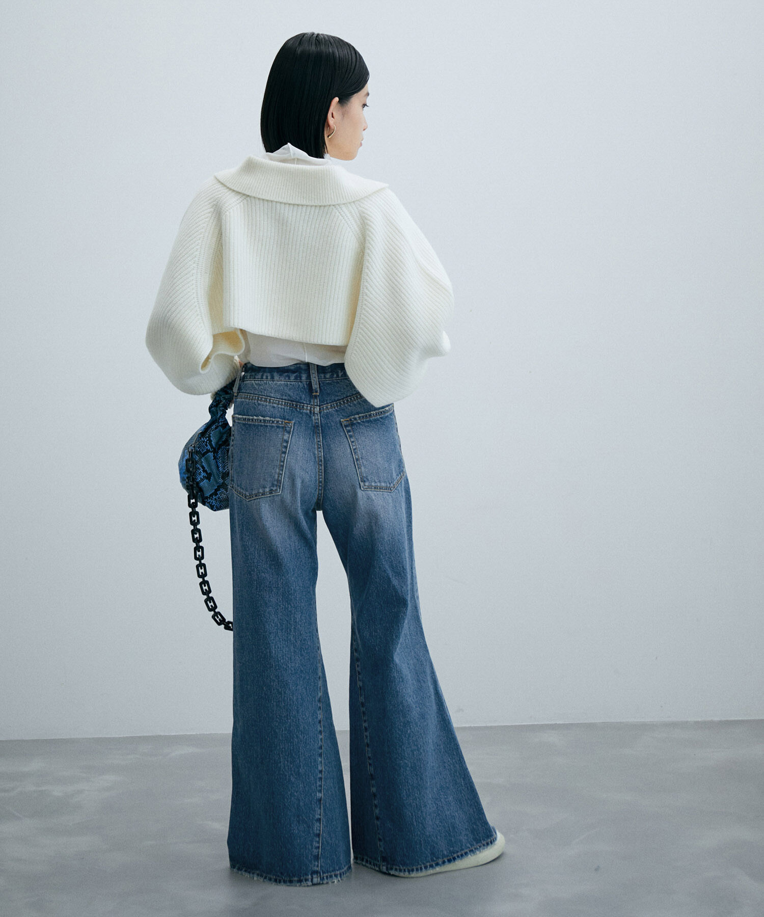 ADAM ET ROPE'「【サステナブル】フレアデニム」|デニム|