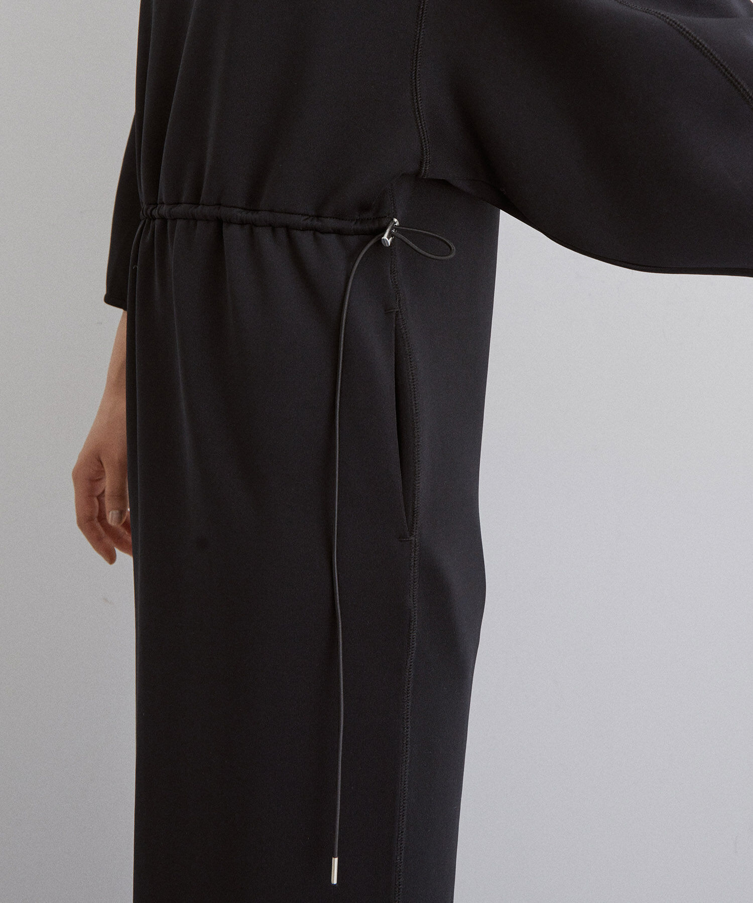 ADAM ET ROPE'「ハーフスリーブドロストワンピース」|ワンピース|