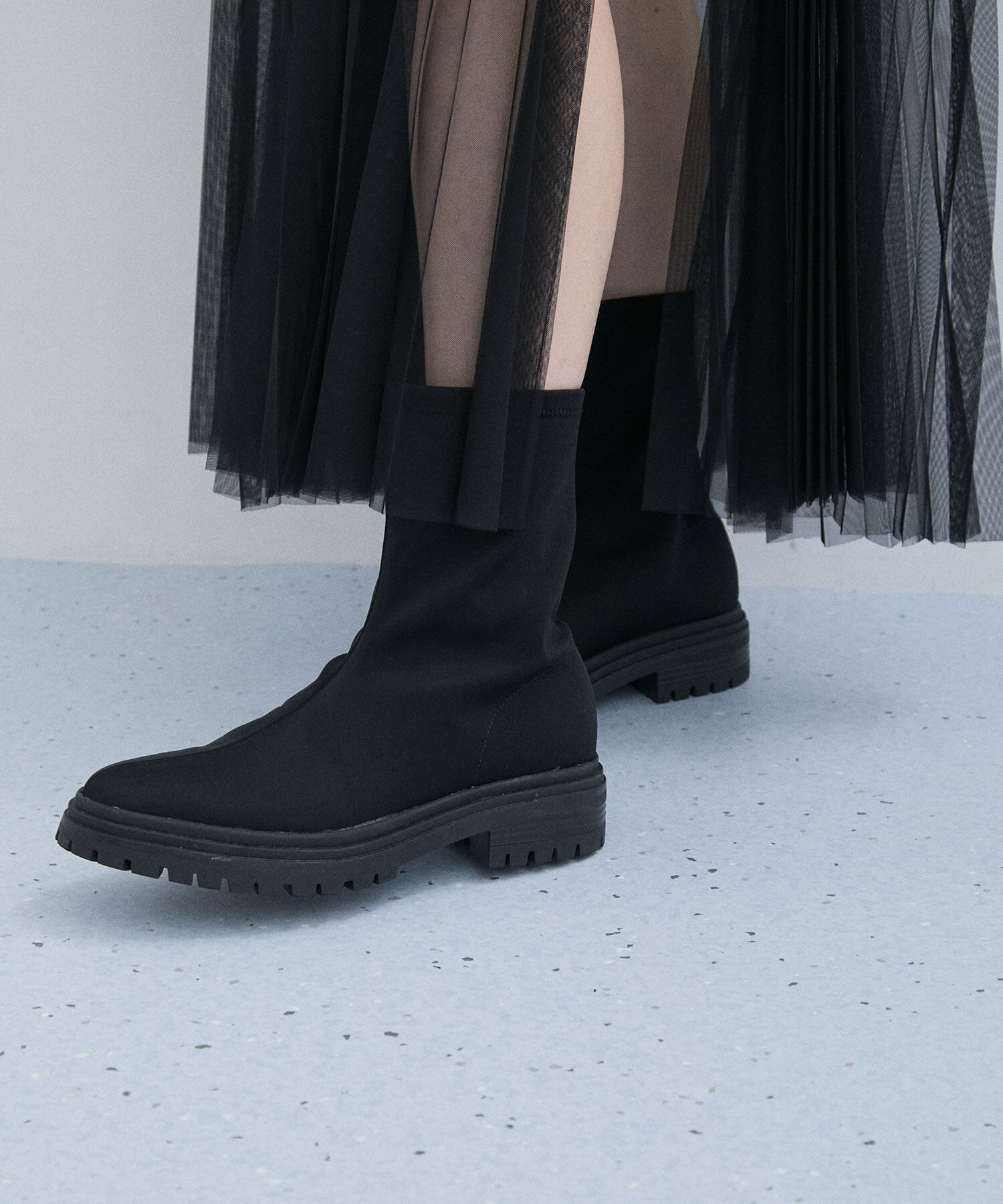 ADAM ET ROPE'「【晴雨兼用】ウォータープルーフソックスブーツ」|その他|