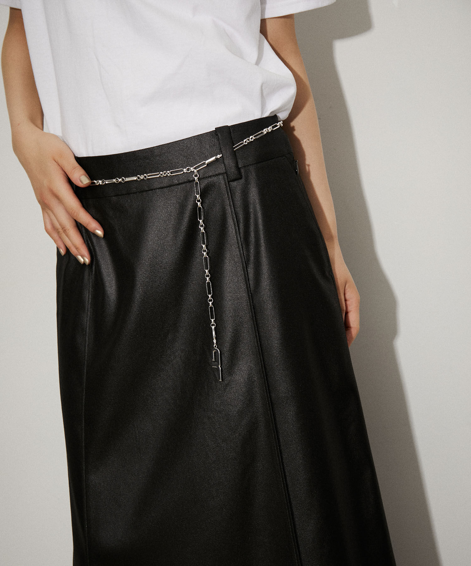 ADAM ET ROPE'「arチェーンベルト」|ベルト|シルバー(93)