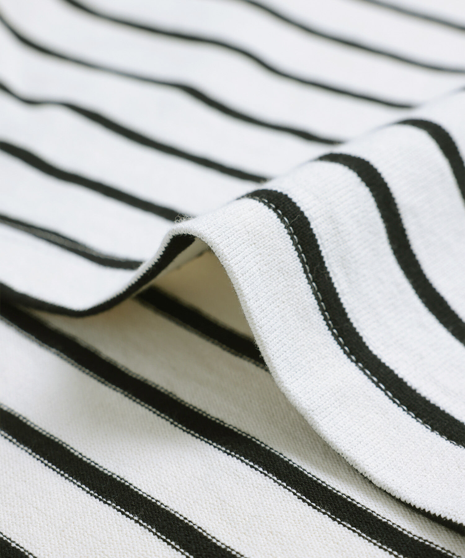 ADAM ET ROPE'「【サステナブル・WEB限定・洗える】バスクボーダーコンビロンTEE」|Tシャツ・カットソー|