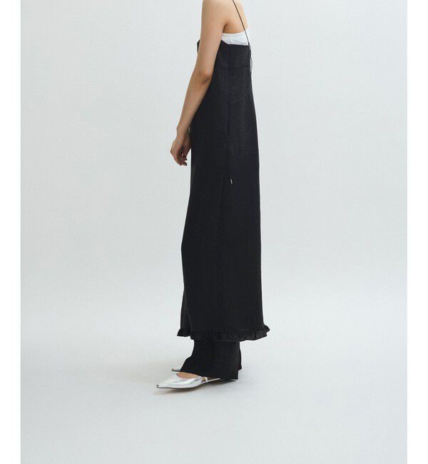 ADAM ET ROPE'「【サステナブル】ミニフリルキャミワンピース」|ワンピース|