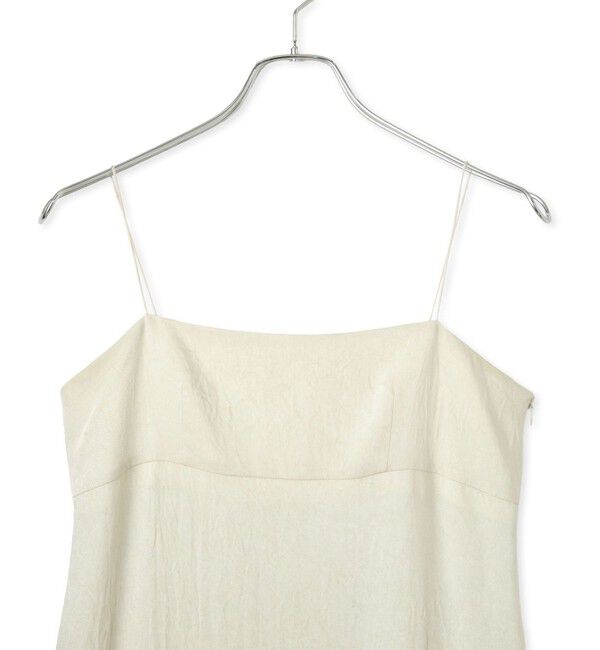 ADAM ET ROPE'「【サステナブル】ミニフリルキャミワンピース」|ワンピース|