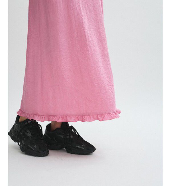 ADAM ET ROPE'「【サステナブル】ミニフリルキャミワンピース」|ワンピース|