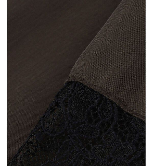 ADAM ET ROPE'「【EMOELLE】キュプラレースイージースカート」|スカート|