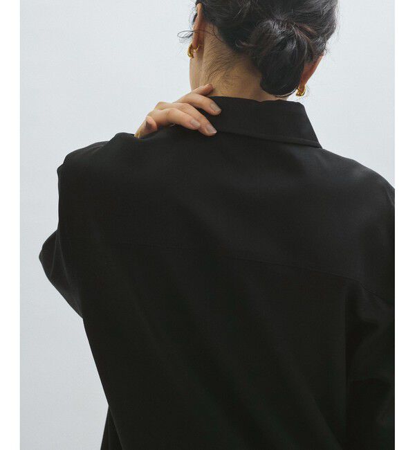 ADAM ET ROPE'「【EMOELLE】ソモウウールシャツ」|シャツ・ブラウス|