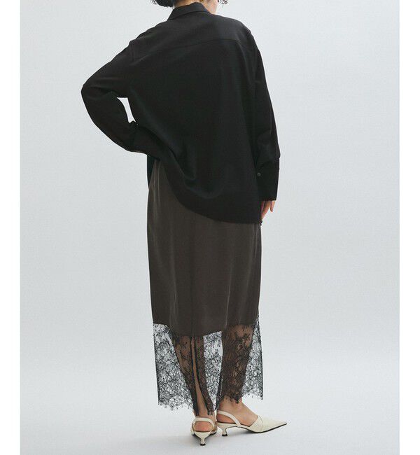 ADAM ET ROPE'「【EMOELLE】ソモウウールシャツ」|シャツ・ブラウス|