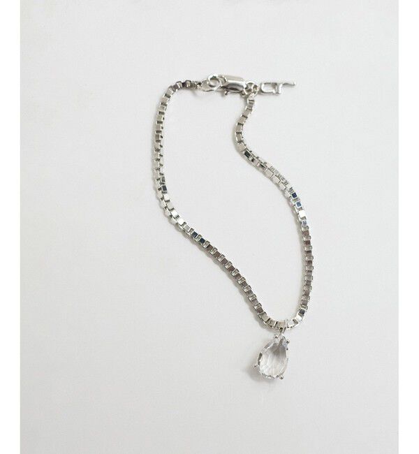 ADAM ET ROPE'「LES BIJOUX ガラスビーズブレスレット」|ブレスレット・バングル|シルバー