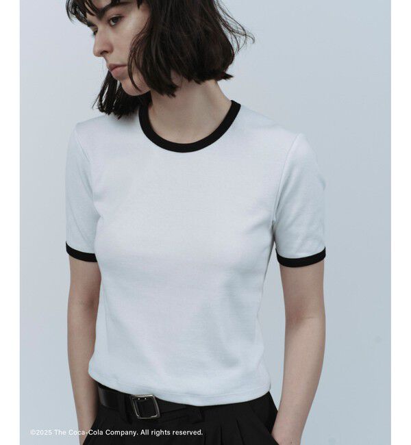 ADAM ET ROPE'「【Coca-Cola】Ringer Tee」|Tシャツ・カットソー|