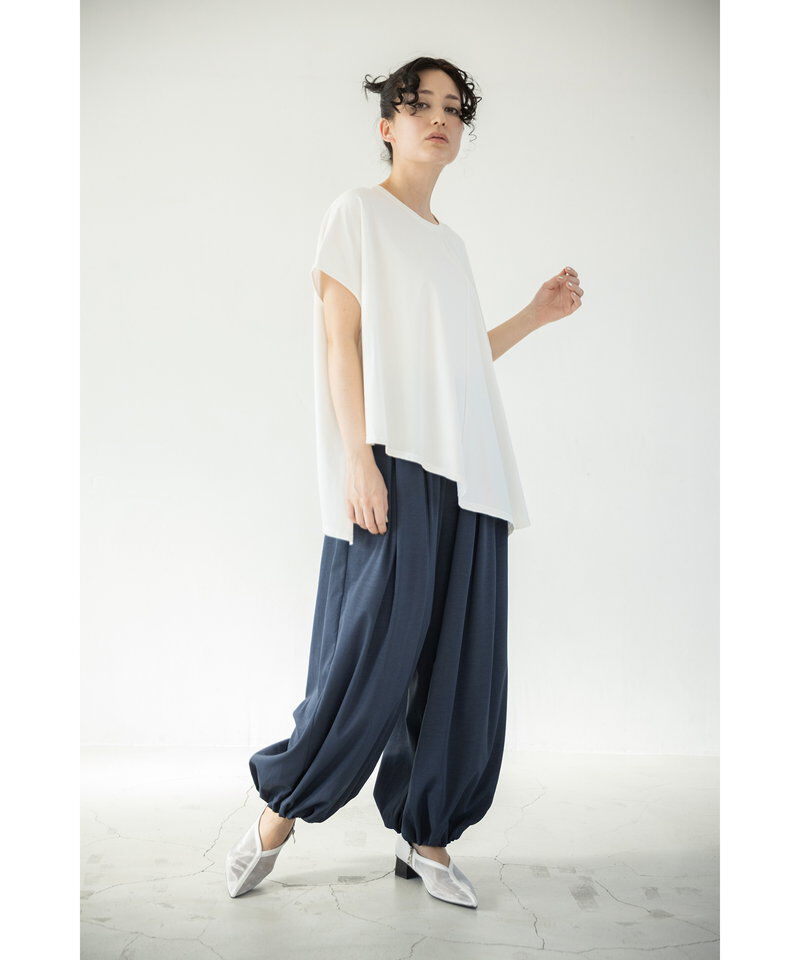  「アシンメトリーフレアーTシャツ」|Tシャツ・カットソー|