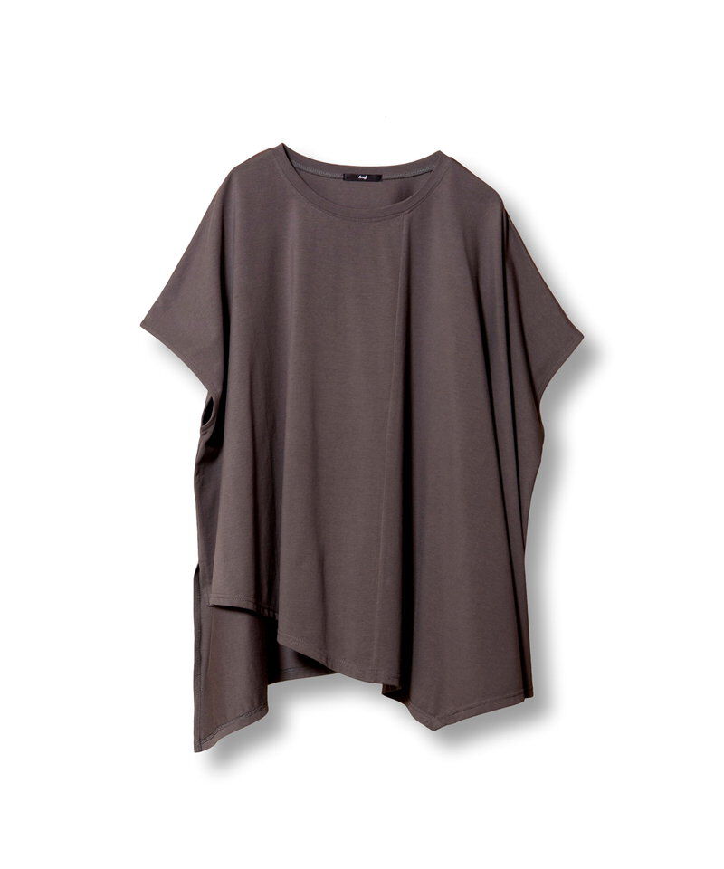  「アシンメトリーフレアーTシャツ」|Tシャツ・カットソー|