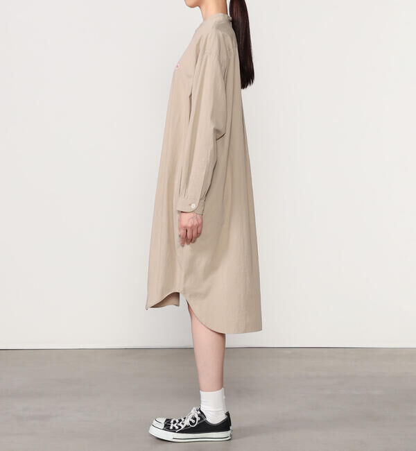 DANTON「DANTON | バンドカラー 長袖チュニック WOMEN」|ワンピース|
