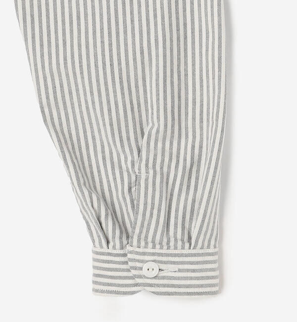 DANTON「DANTON | オックスフォード バンドカラーシャツ STRIPE WOMEN」|シャツ・ブラウス|