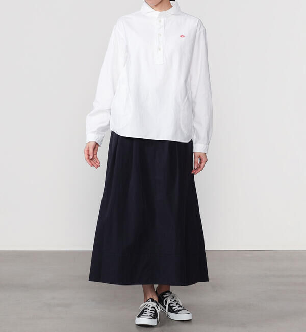 DANTON「DANTON | オックスフォード 丸襟プルオーバーシャツ SOLID WOMEN」|シャツ・ブラウス|