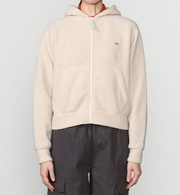 DANTON「DANTON | ポーラテック(R) ボアフリースジップパーカー WOMEN」|Tシャツ・カットソー|