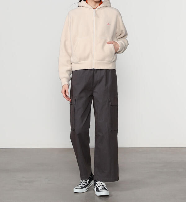 DANTON「DANTON | ポーラテック(R) ボアフリースジップパーカー WOMEN」|Tシャツ・カットソー|