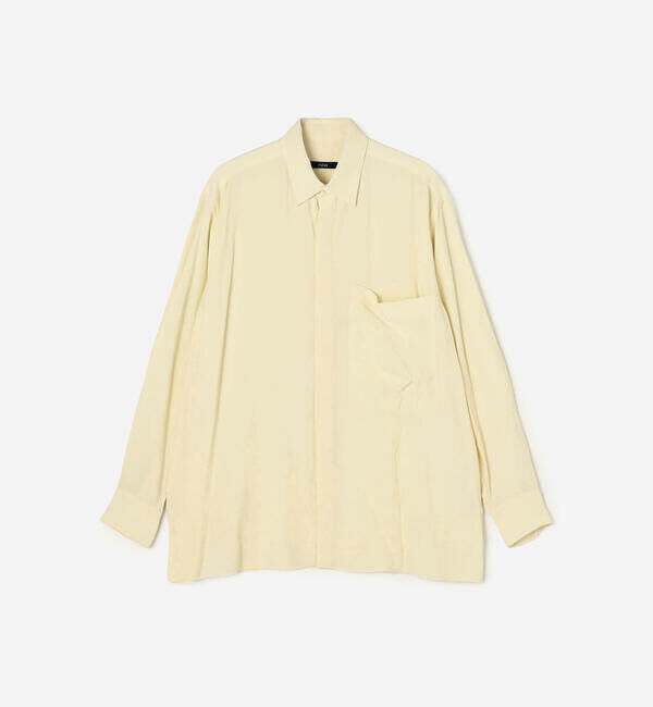  「YLEVE | レーヨン レギュラーカラーシャツ WOMEN」|シャツ・ブラウス|