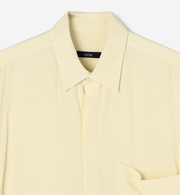  「YLEVE | レーヨン レギュラーカラーシャツ WOMEN」|シャツ・ブラウス|