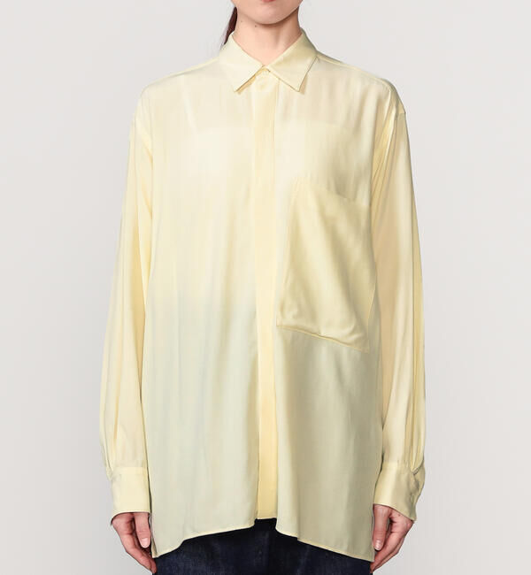  「YLEVE | レーヨン レギュラーカラーシャツ WOMEN」|シャツ・ブラウス|