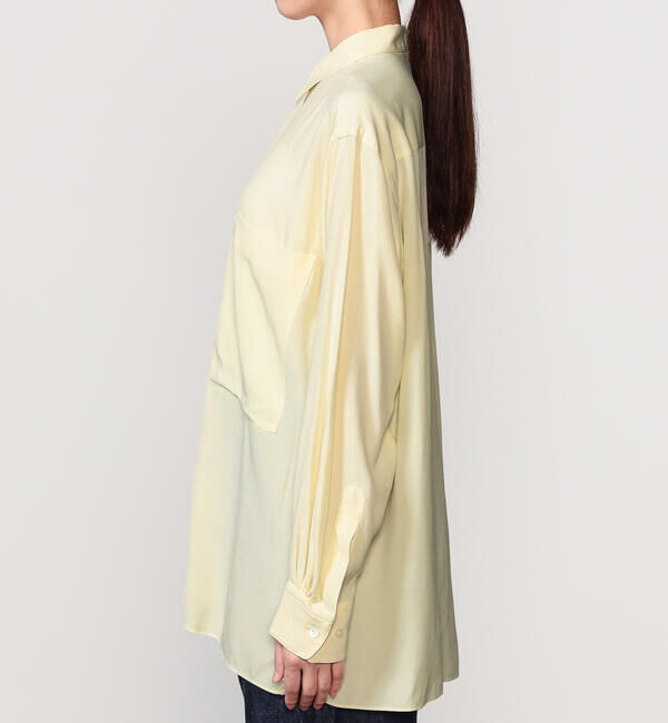  「YLEVE | レーヨン レギュラーカラーシャツ WOMEN」|シャツ・ブラウス|