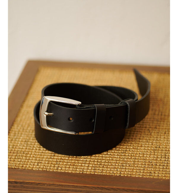  「カーフレザーベルト」|ベルト|ブラック