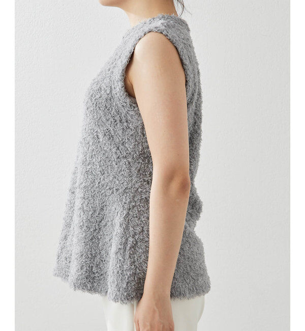  「ロングパイルノースリーブプルオーバー」|Tシャツ・カットソー|