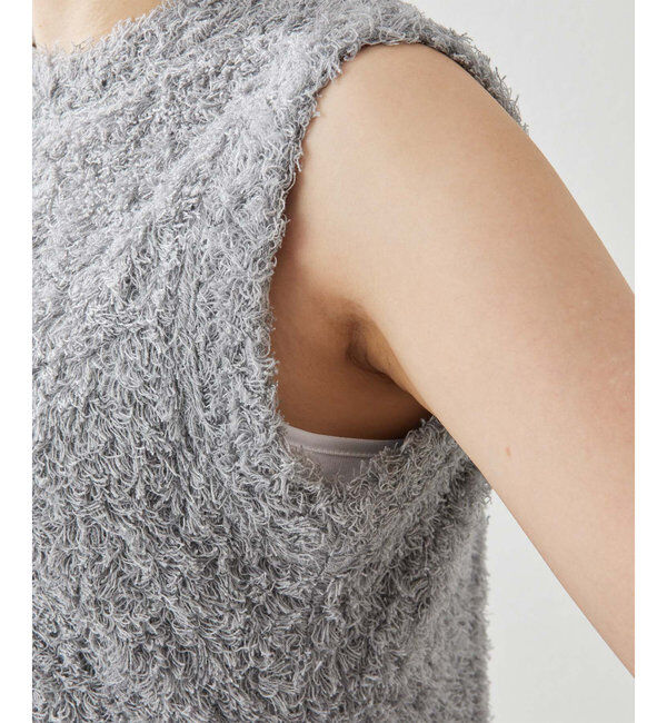  「ロングパイルノースリーブプルオーバー」|Tシャツ・カットソー|