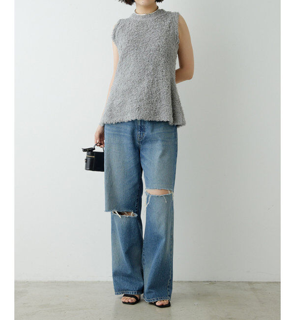  「ロングパイルノースリーブプルオーバー」|Tシャツ・カットソー|