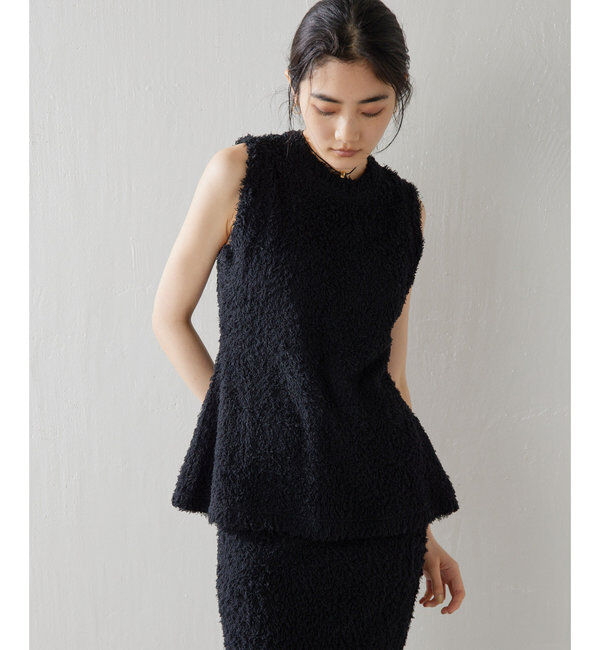  「ロングパイルノースリーブプルオーバー」|Tシャツ・カットソー|