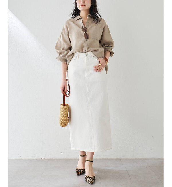  「リネンキャンバスシャツ」|シャツ・ブラウス|